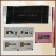 hotel coffee condiment packs