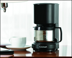Cuisinart 4 cup coffee maker - black