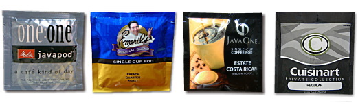 Single cup coffee from Melitta, Emeril, JavaOne and Best Choice