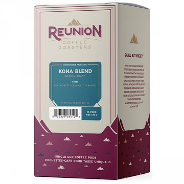 Reunion Island Kona Blend Coffee Pods 16ct