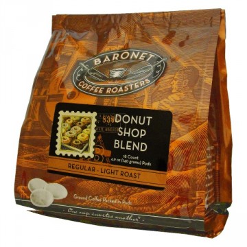 Baronet Donut Shop Soft Pods for Senseo -18ct