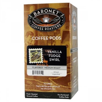 Baronet Vanilla Fudge Swirl Coffee Pods - 18ct