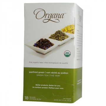 Organa Panfired Green Tea Pods - 18ct