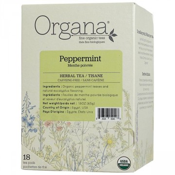 Organa Peppermint Tea Pods - 18ct