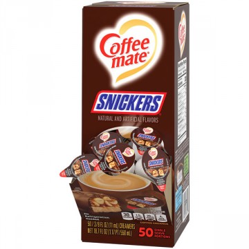 Coffee-Mate Snickers Flavored Coffee Creamers - 50ct