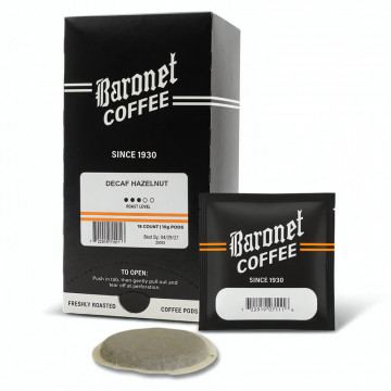 Baronet Hazelnut DECAF Coffee Pods - 18ct