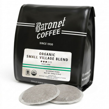 Baronet Small Village Organic Soft  Pods for Senseo -18ct
