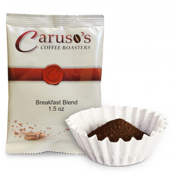 Caruso's Breakfast Blend Coffee Packets (42/1.5oz Case)