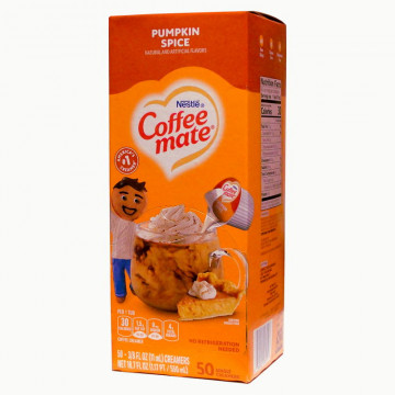 Coffee-Mate Pumpkin Flavored Coffee Creamers - 50ct