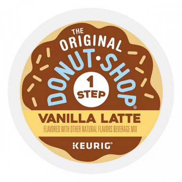 Original Donut Shop 1 Step Vanilla Latte k-cups