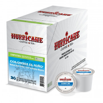 Hurricane Colombia El Nino Compostable Single Serve Cups - 20ct