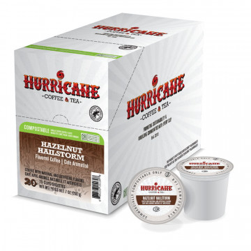 Hurricane Hazelnut Hailstorm Compostable Single Serve Cups - 20ct