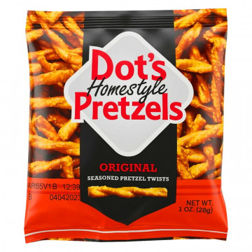 Dot's Homestyle Seasoned Pretzel Snack Bags - 36ct case