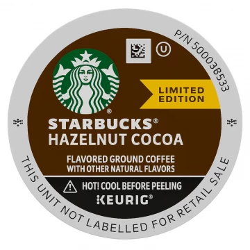 Starbucks Hazelnut Cocoa Flavored K-cups 22ct
