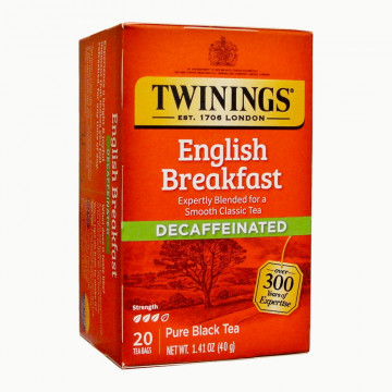 Twinings Decaf English Breakfast Tea - 20ct