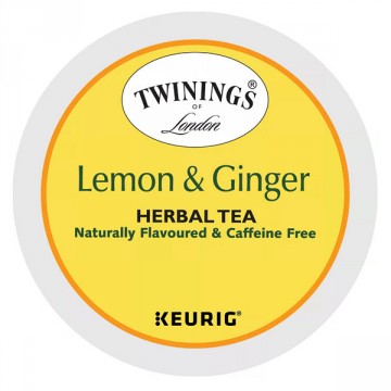 Twinings Lemon & Ginger Tea k-cups - 24ct