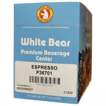 White Bear Espresso Pods 30ct