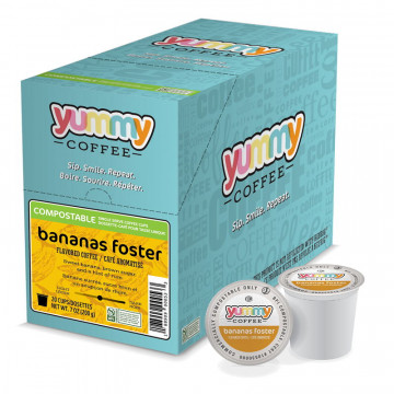 Yummy Banana's Foster Compostable Single Serve Cups - 20ct