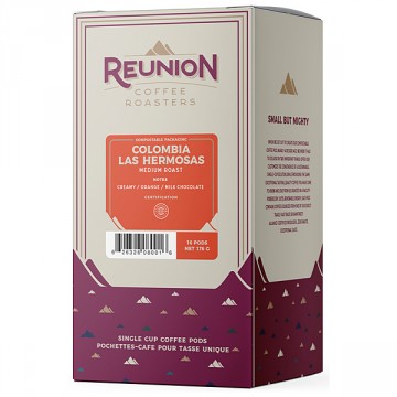 Reunion Island Colombia Las Hermosas Coffee Pods 16ct