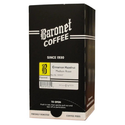 Baronet Cinnamon Hazelnut Coffee Pods - 18ct