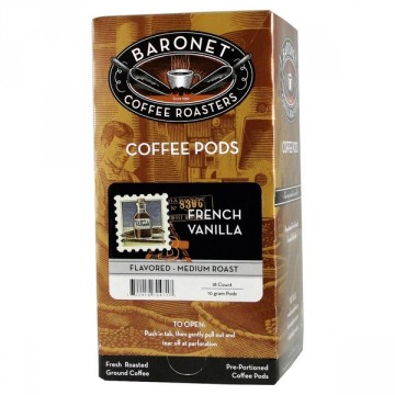 Baronet French Vanilla Coffee Pods - 18ct