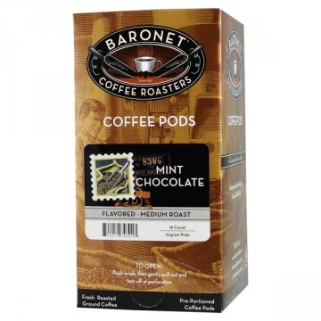 Baronet Mint Chocolate Coffee Pods - 18ct