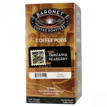 Baronet Tanzania Peaberry Coffee Pods - 18ct