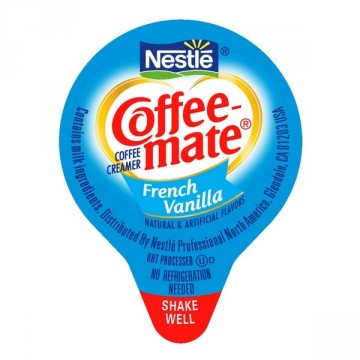 Coffee-Mate French Vanilla Coffee Creamers - 180ct Case