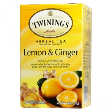 Twinings Lemon and Ginger Tea - 20ct