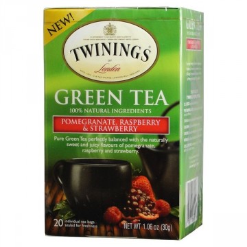 Twinings Pomegranate Raspberry Strawberry Green Tea