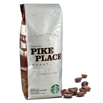 Starbucks Whole Bean Pike Place  - Case