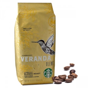Starbucks Whole Bean Veranda Blend - Case