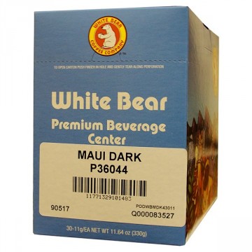 White Bear Maui Dark Roast Pods 30ct