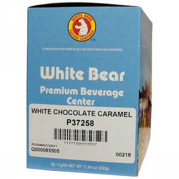 White Bear White Chocolate Caramel Pods 30ct