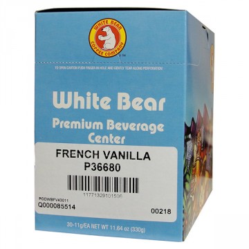 White Bear French Vanilla Pods 30ct