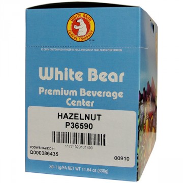 White Bear Hazelnut Flavored Pods 30ct